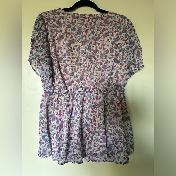 Torrid Babydoll Shirt. Size 0X. - Picture 2 of 3